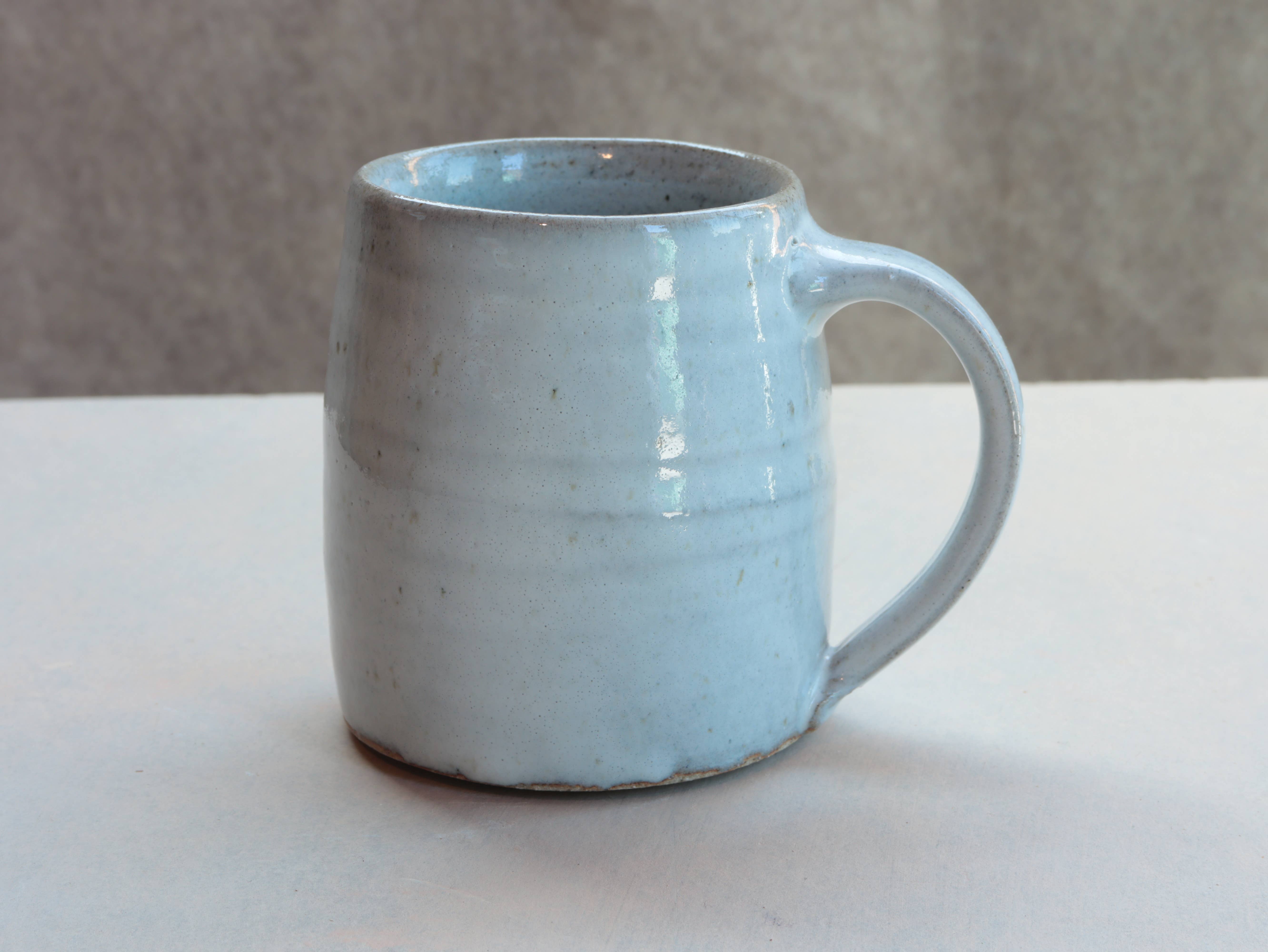 Matt Fishman Pottery - Wholesale Coffee Mug - Coffee Mug White1