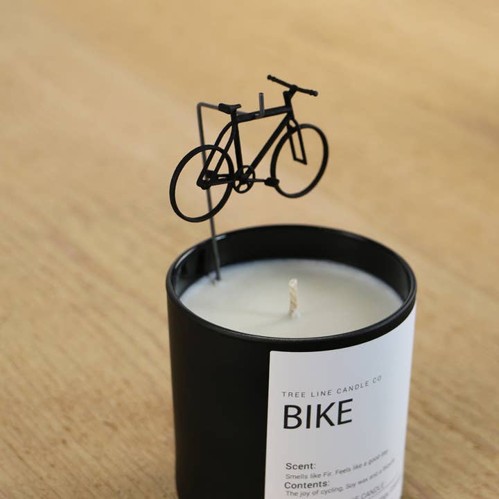 Tree Line Candle Co - Wholesale Jar/Filled Candle - Bike Candle1
