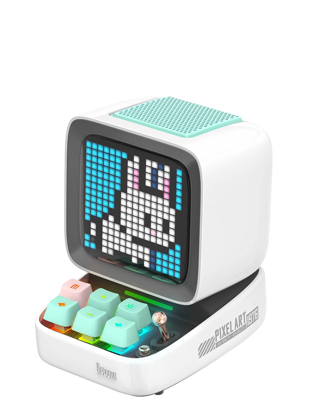 RESET CLUB - Wholesale Speakers - DIVOOM SPEAKER - DITOO PRO WHITE BLUETOOTH SPEAKER0