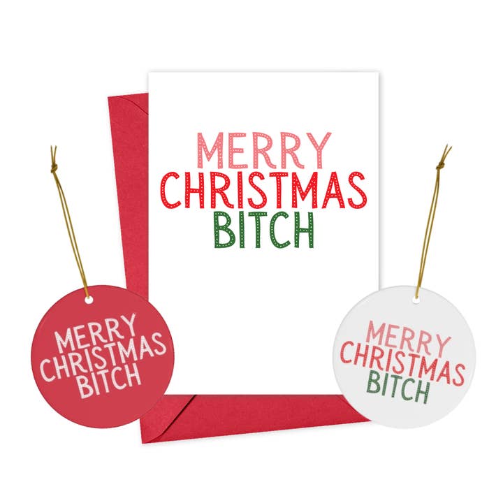 R is for Robo - Wholesale Ornament - Bitch Christmas Ornament Funny Gift Women Holiday Ornaments2