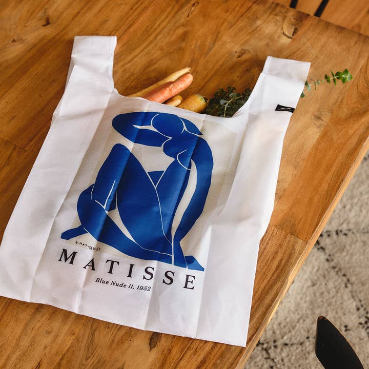 Slowtide - Wholesale Tote Bag - Unisex - Blue Nude II Reusable Tote | Henri Matisse x Slowtide2