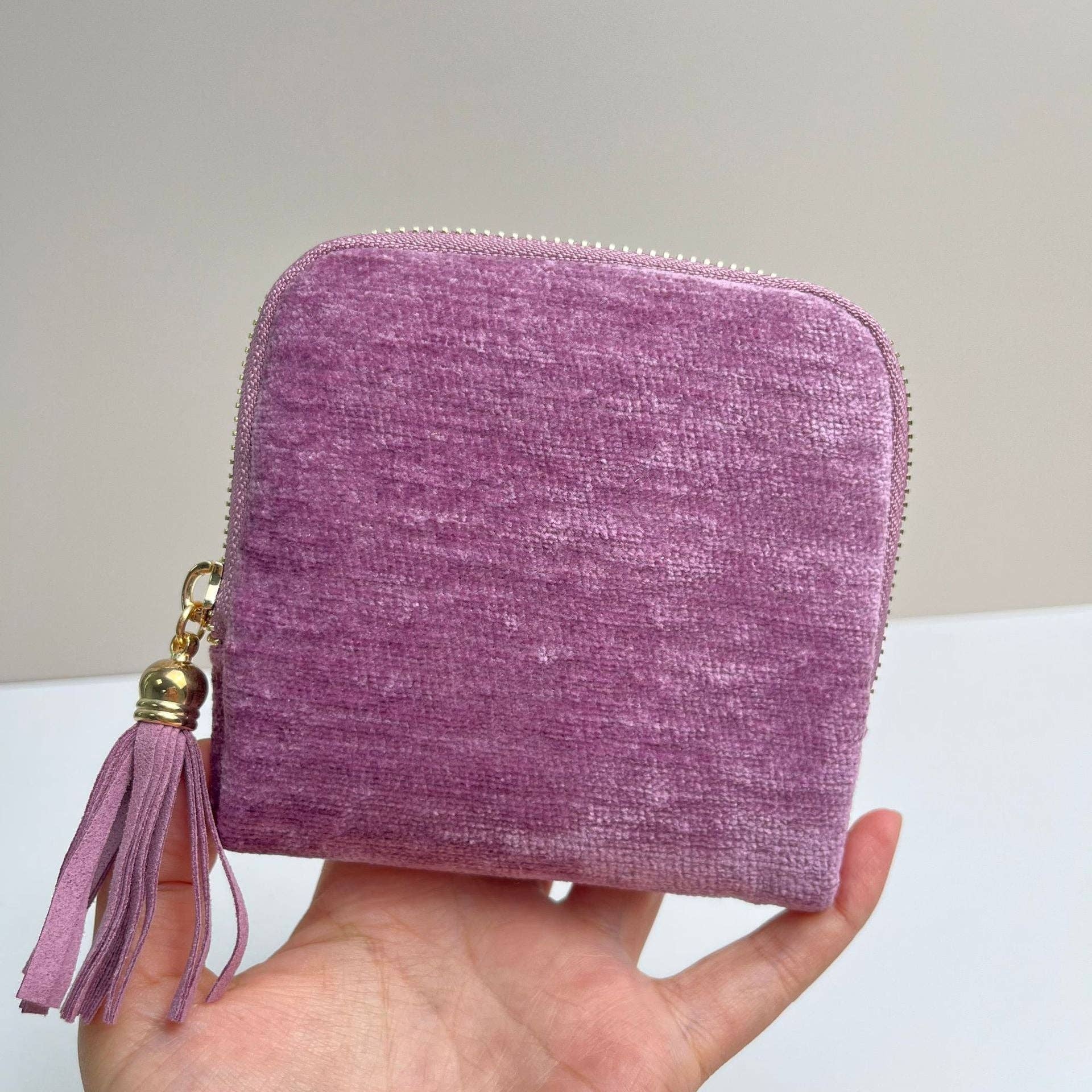 alberalkirk - Wholesale Jewelry Box/Organizer - Fringe Zipper Jewelry Organizer Fabric S5P3931