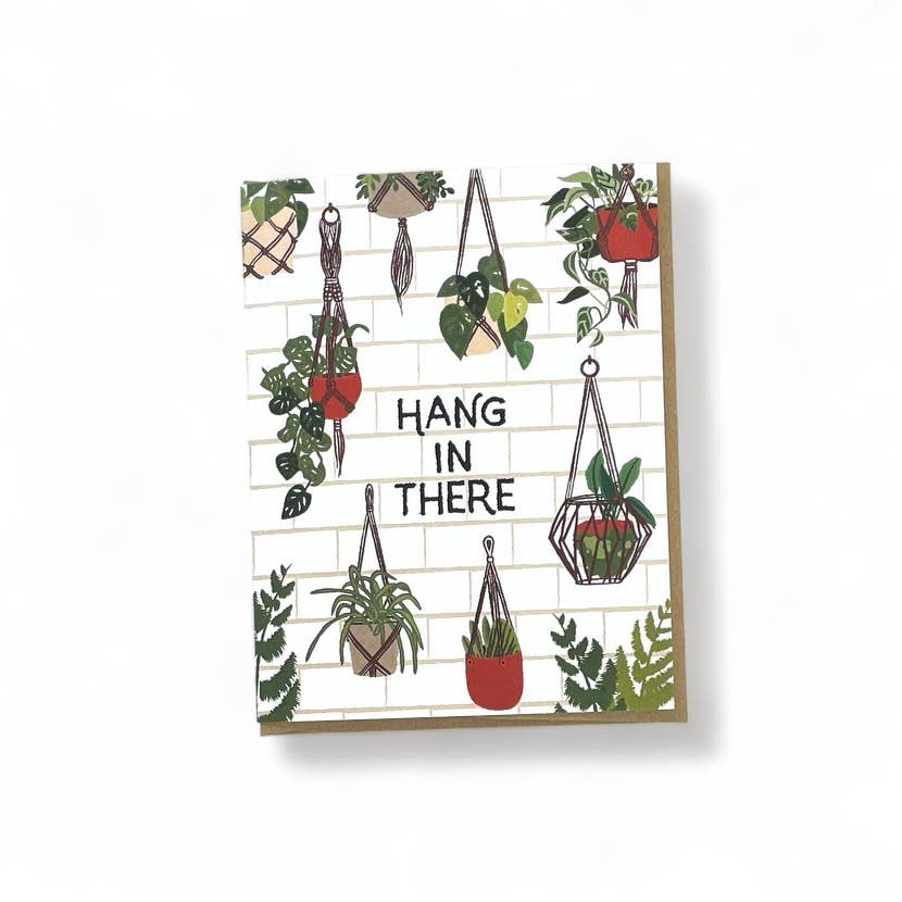 Wild Optimist - Wholesale Encouragement Card - Hang in There Card0