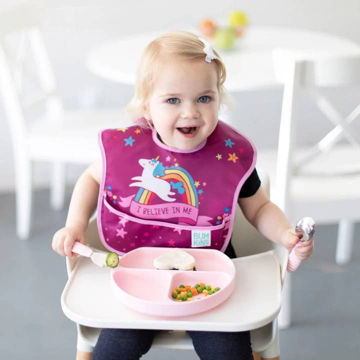 Bumkins - Wholesale Flatware Set - Kids & Baby - Spoon + Fork: Pink