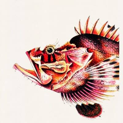 PRRINT! – wholesale Art print – Sea Fish Monkfish1