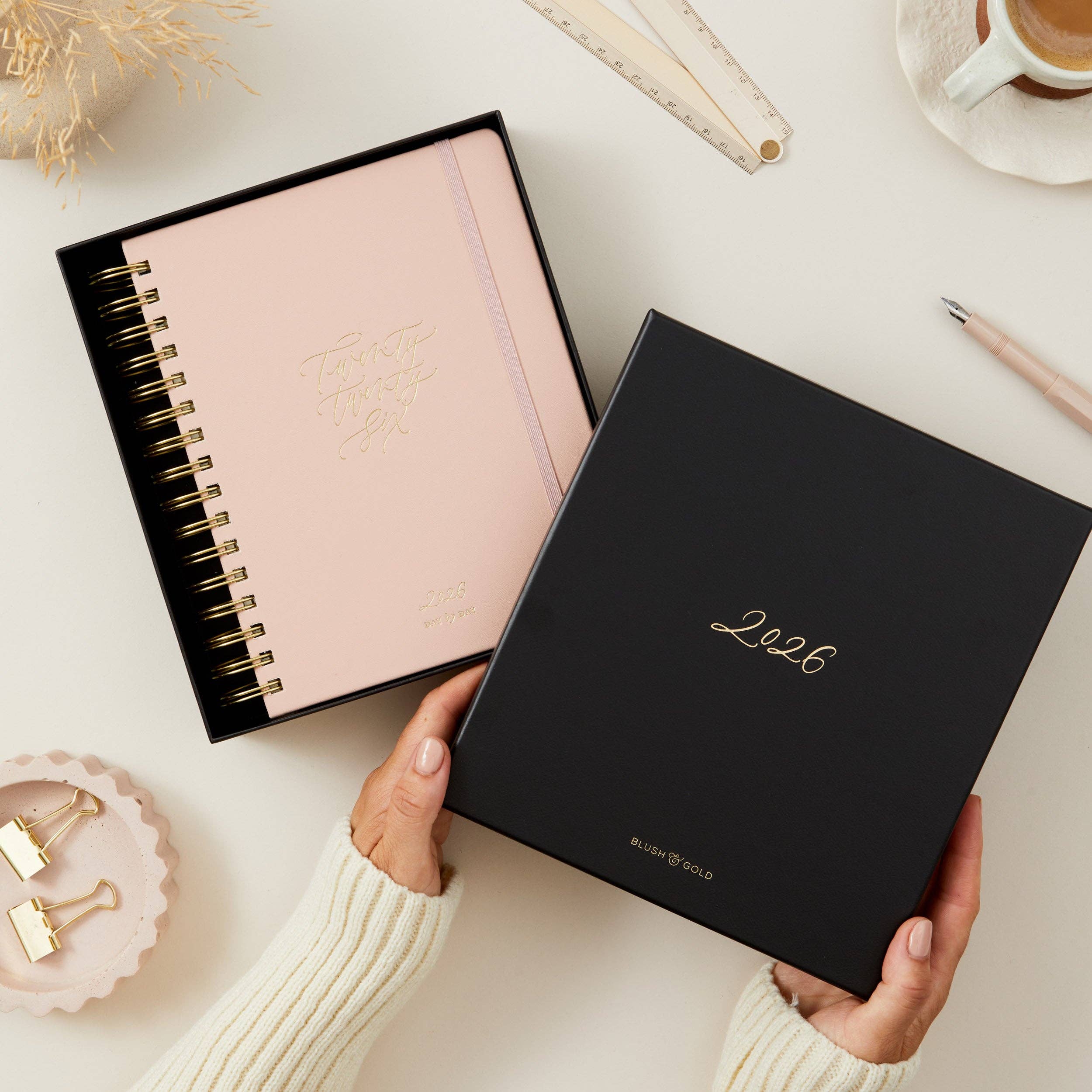 Blush And Gold - Wholesale Planner - 2026 Daily Planner - Sunset1