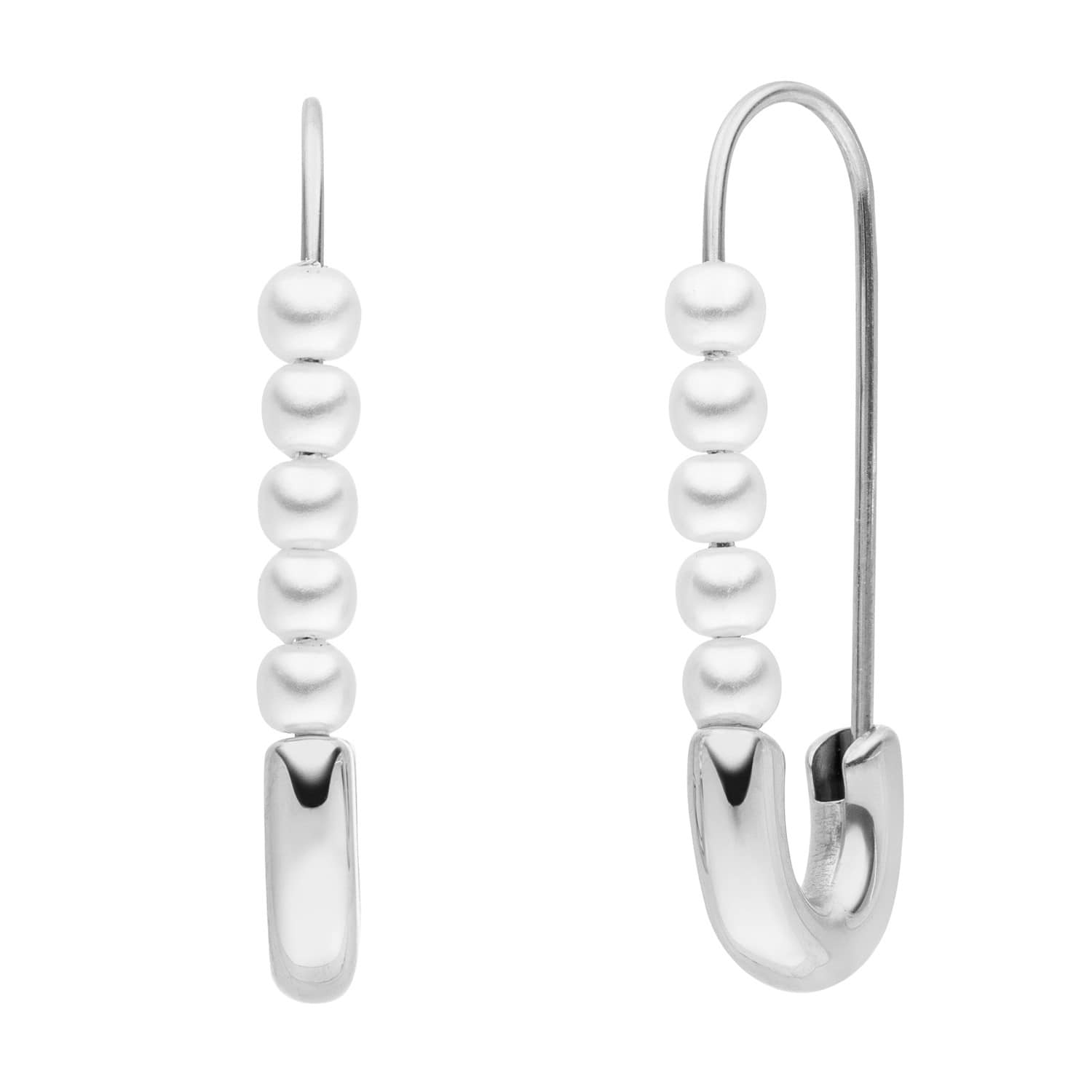 Schmuckgroßhandel - Wholesale Hoop Earrings - Pin Pearl earrings | 18k gold plated2