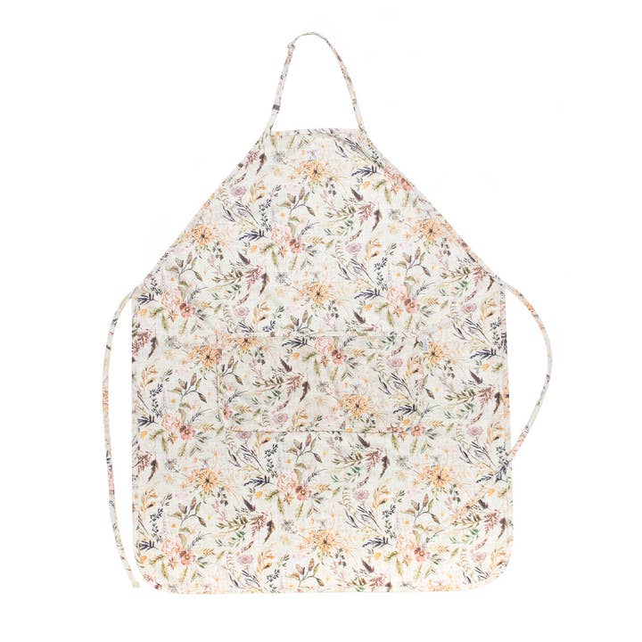 Delilah Floral Apron - fits youth small through adult XXL for wholesale by BapronBaby