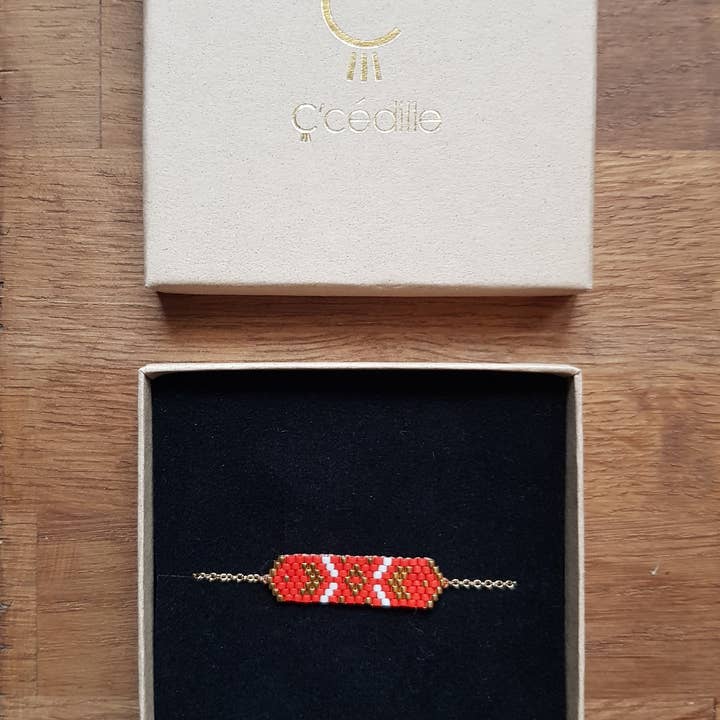 Bracelet Cheyenne Corail pour la vente par C'cedille