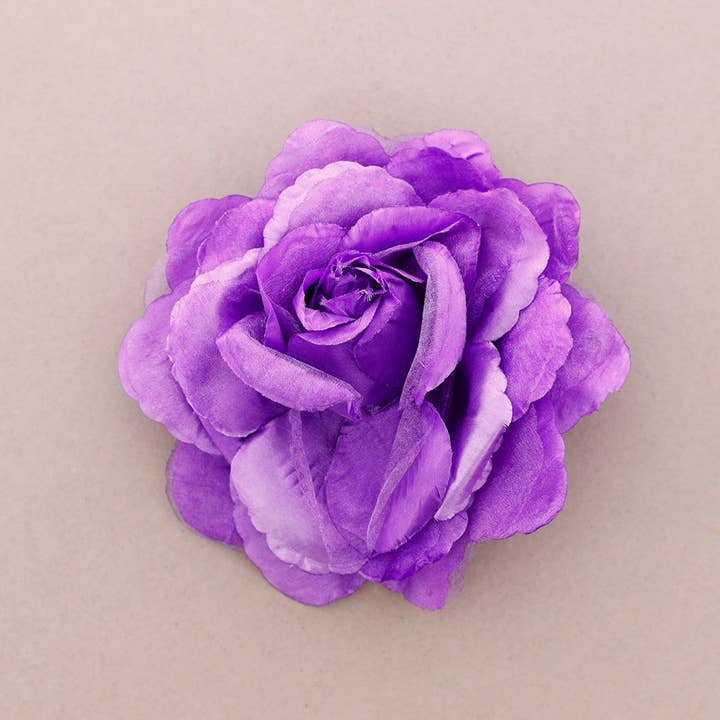 Sonata - Vendita all'ingrosso Spille - Spilla a forma di fiore in tessuto 16 cm1