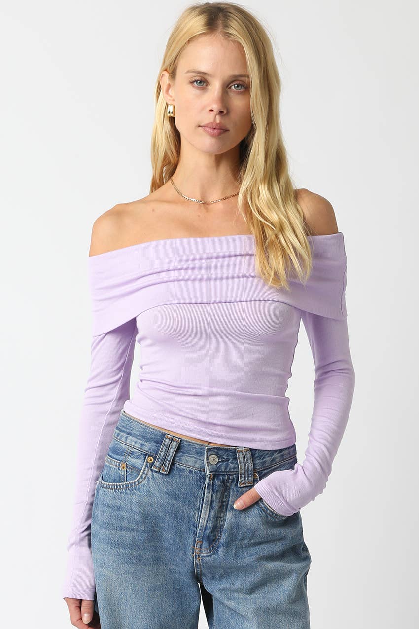 Olivaceous - Wholesale Knit Top - Women's - Rebecca Off Knit Top8