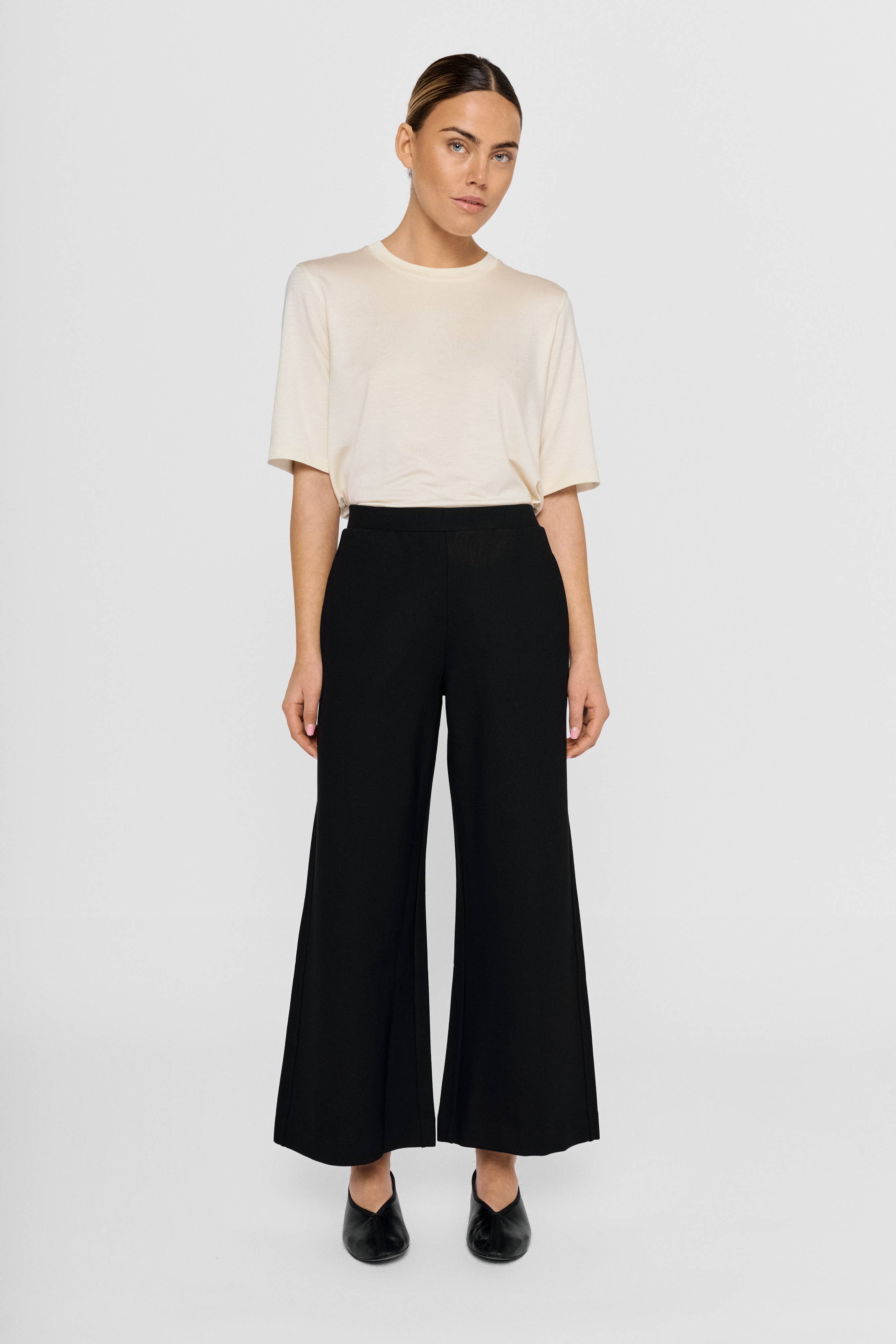 Lottie Wide Pants – Black for wholesale on Faire1