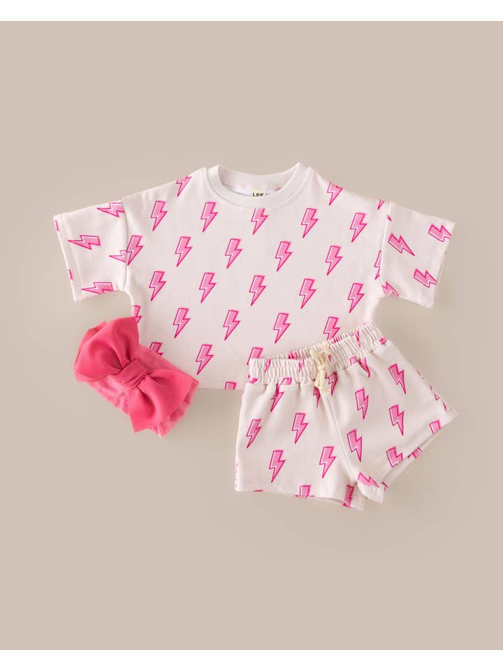 Lucky Panda Kids - Wholesale Top & Short Set - Kids - Shorts Set | Pink Bolts27
