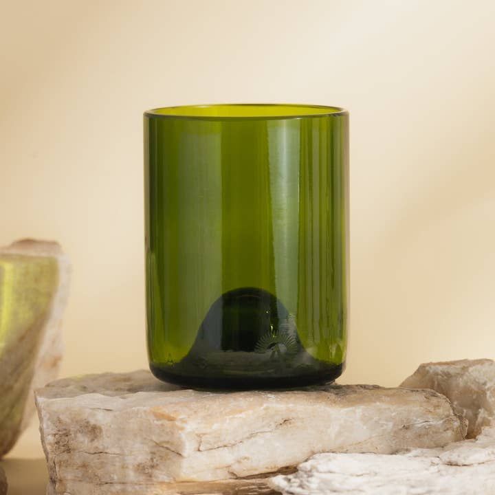 Amarzo – Engroshandel Drikkeglas/kop – Sæt med farvede eller sorte genbrugsglas i glas med blank overflade2