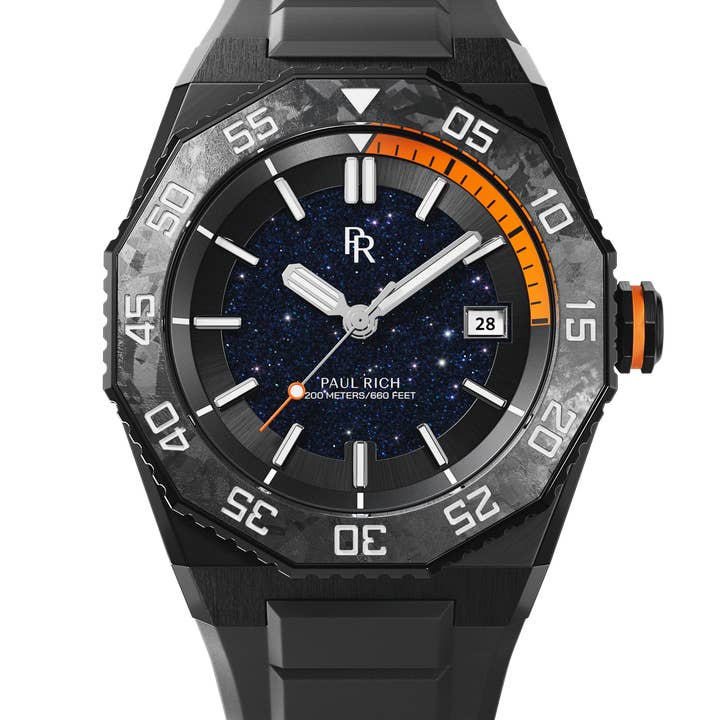 Paul Rich - Wholesale Wrist Watch - Men's - Aquacarbon Pro Shadow Black - Aventurine0