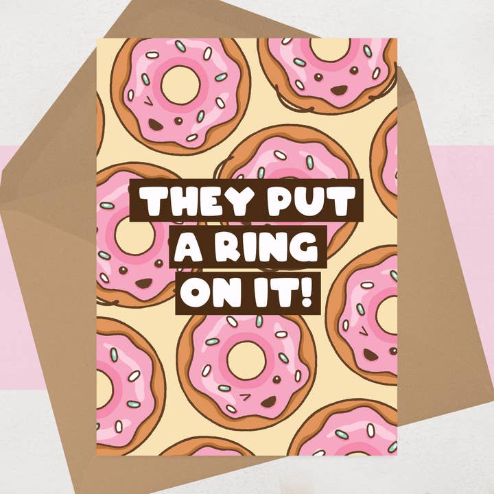 OCD Greeting Cards - Vendita all'ingrosso Biglietti di fidanzamento - Divertente biglietto di fidanzamento - Biglietti di fidanzamento non binari - LGBTQ+2