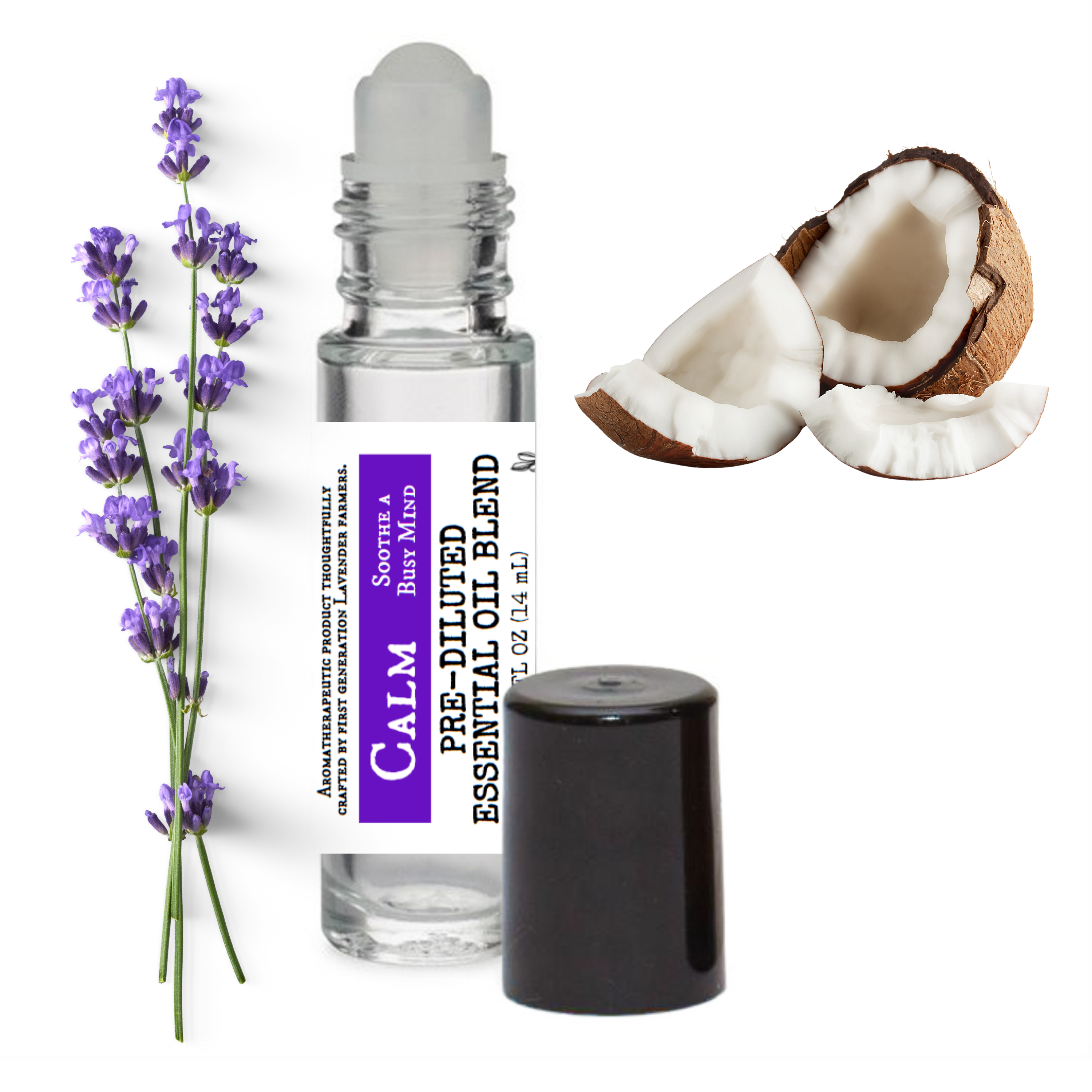 FARMERS Lavender Co. - Vendita all'ingrosso Olio essenziale - Miscela di Oli Essenziali Pre-diluita CALM Lavanda1
