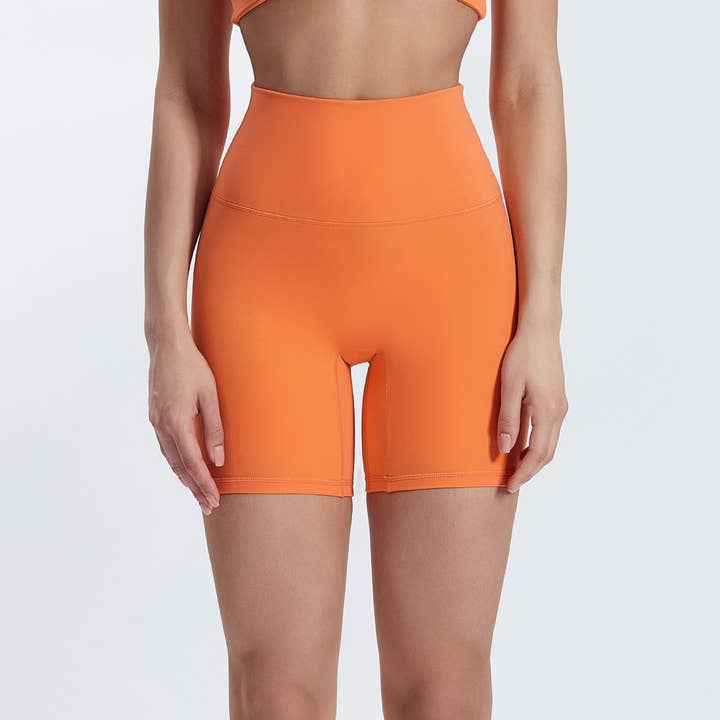 Sodalemon - Wholesale Athletic Shorts - Women's - Womne No Front Seam Yoga Sport Shorts