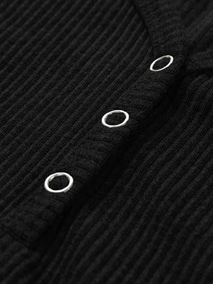 Lily Clothing - Wholesale Tank Top - Women's - SOLID COLOR V-NECK BREASTED SLIM-FIT KNIT VEST1