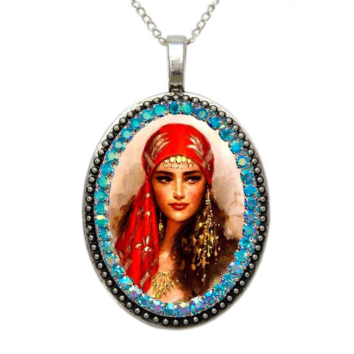 MariaSantissimaShop - Venta al por mayor Collares con colgantes/abalorios - Bohemian Rhapsody: La mujer gitana victoriana