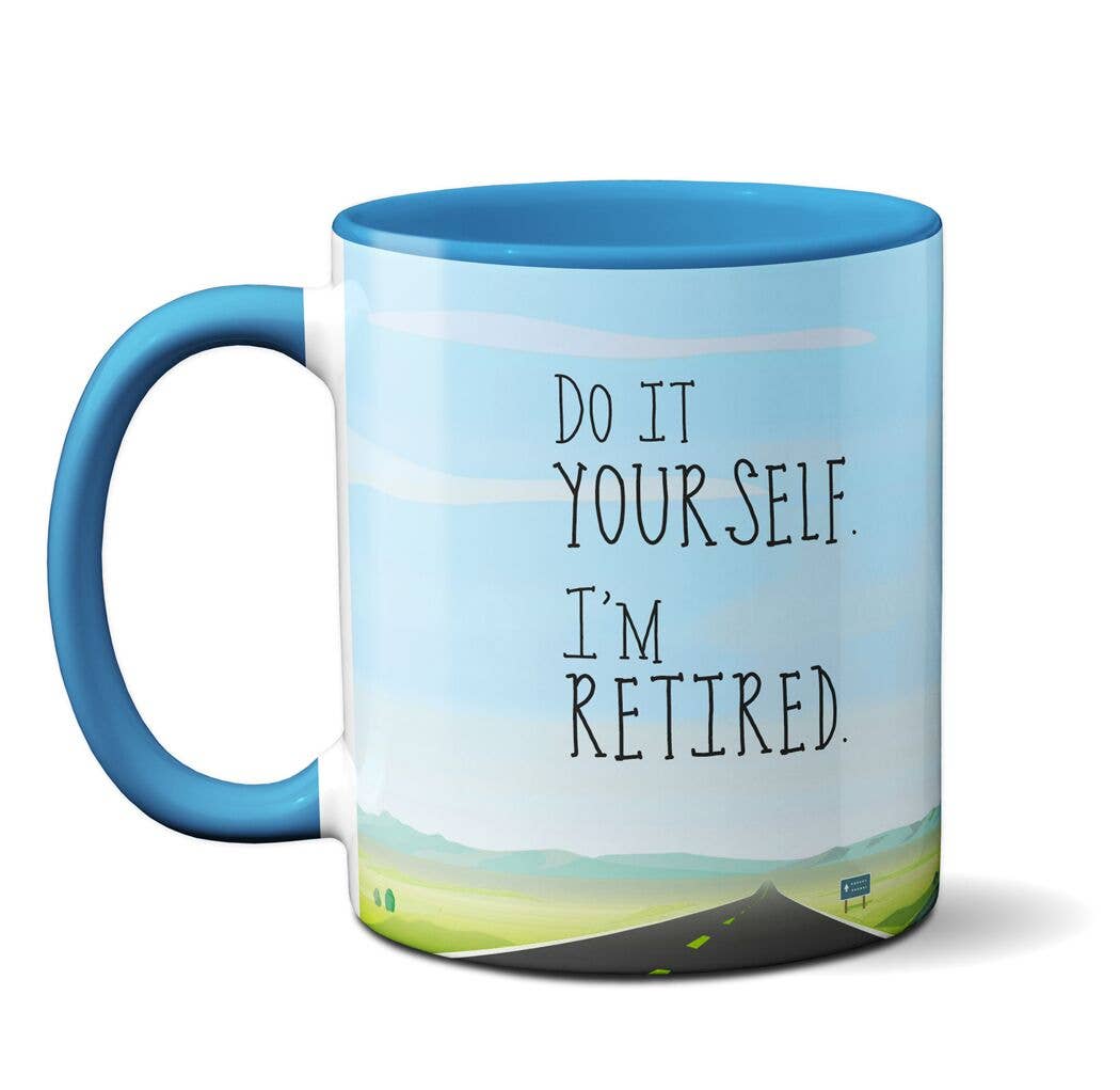 Pithitude - Wholesale Coffee Mug - Retired Frog Blue Mug1