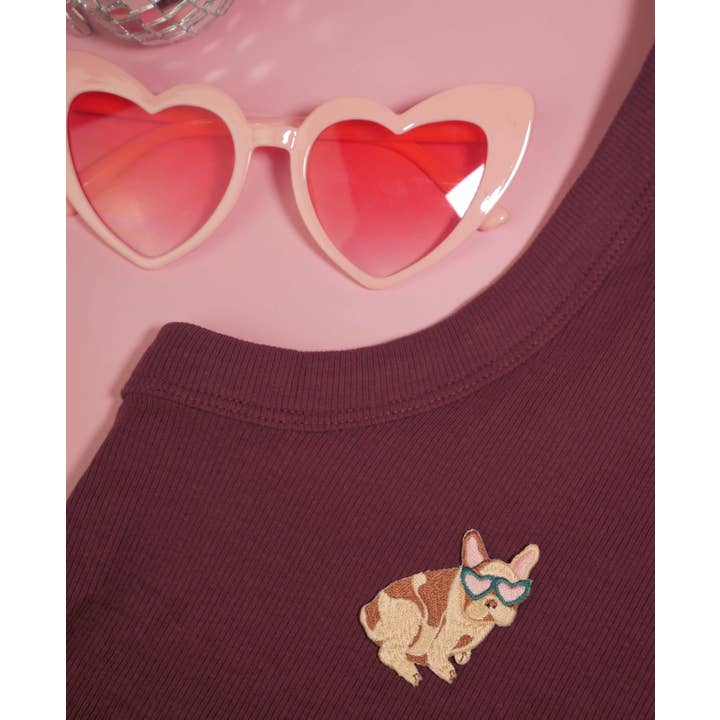 MALICIEUSE - Wholesale Patch - French Bulldog Iron-On Patch1