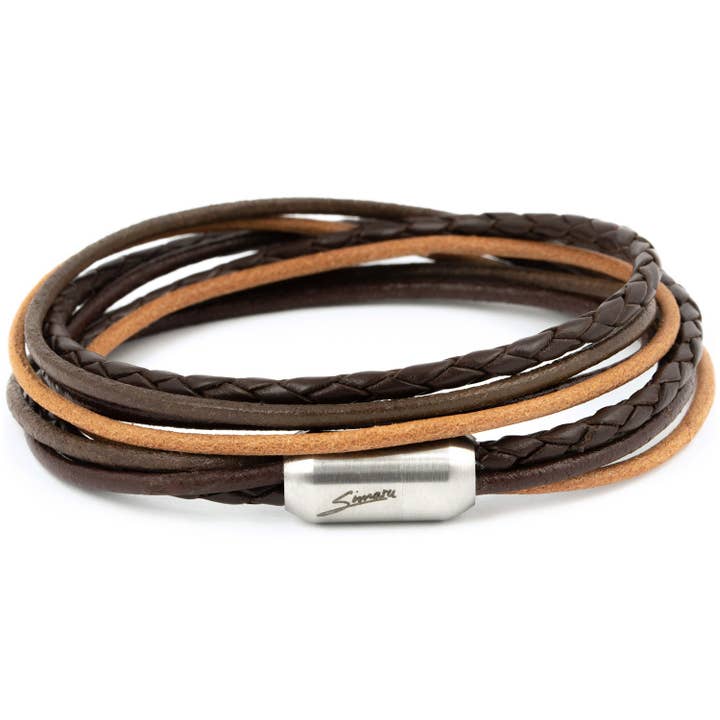 Pulsera de piel Ambato para venta al por mayor de Simaru