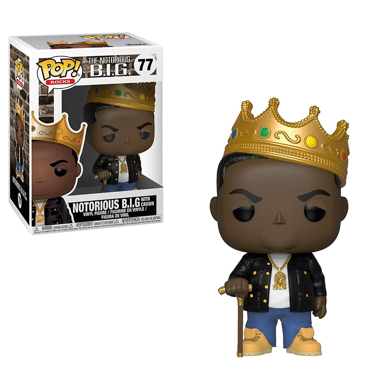 Fundom - Wholesale Figurine Toy - Kids - Funko Pop! Rocks: The Notorious B.I.G. with Crown #770