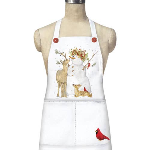 Snowman Deer Apron for wholesale by Mary Lake-Thompson Ltd.