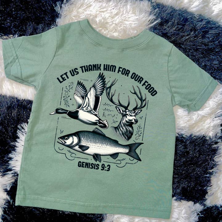 Genèse 9:3 T-shirt chasseur enfant/jeune pour la vente par SDTINYTEES