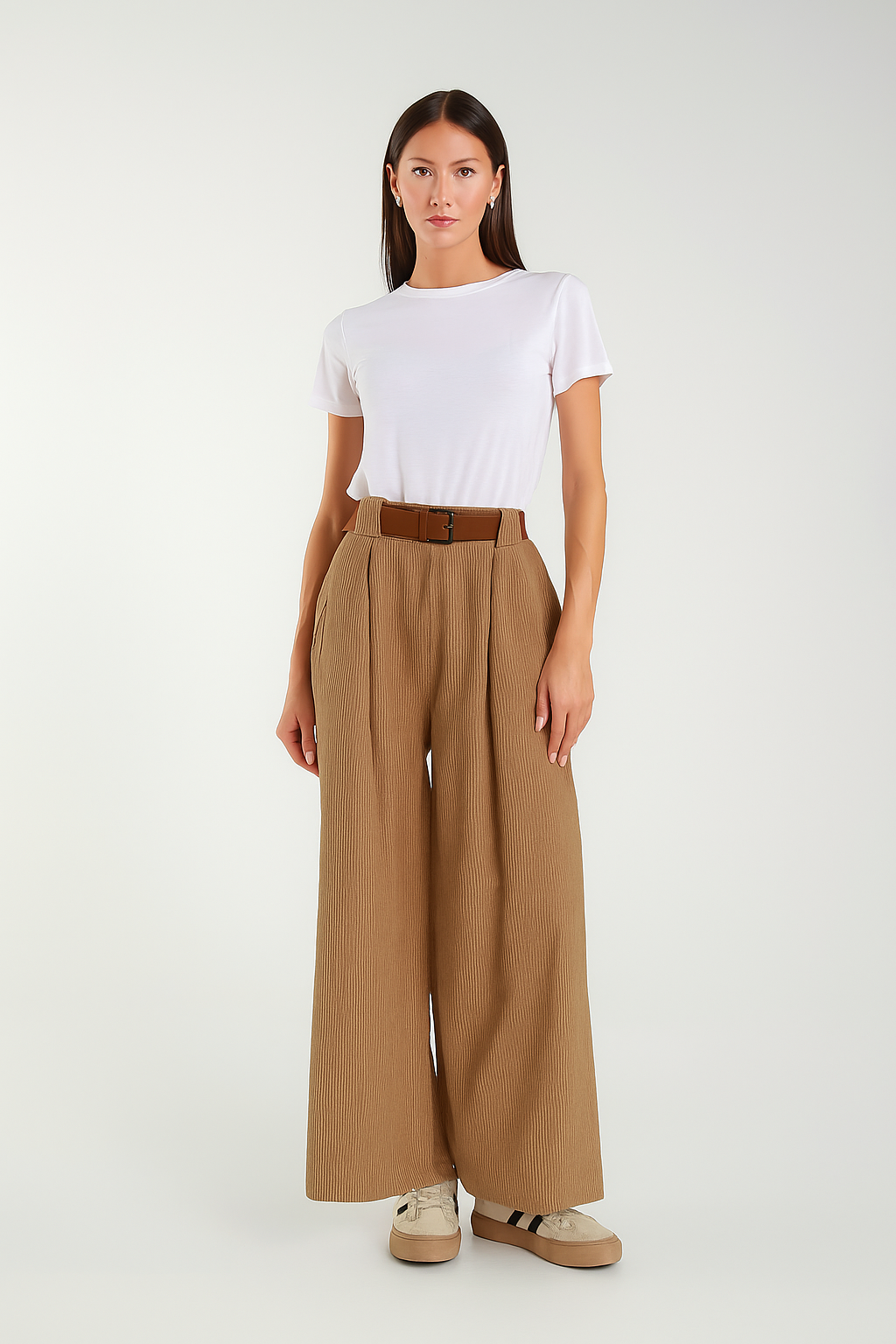 TAMBA - Wholesale Pants - Women's - Culotte pants made of baby corduroy9