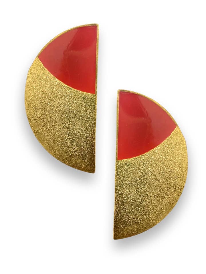 Halvcirkel halvmåneemaljestikker for engroshandel hos Designs By Uchita