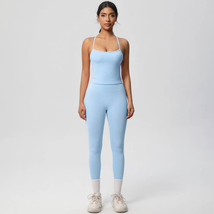 Sodalemon – wholesale Activewear set – Women′s – Women Tight Workout Set: Sports Bra + High Waisted Leggings14