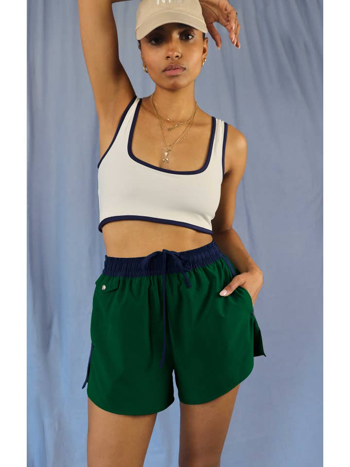 Stade Sport - Wholesale Athletic Shorts - Women's - Colorblock Running Shorts2