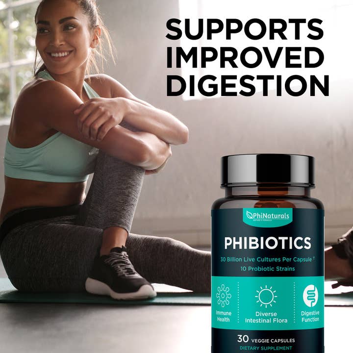 Excel Nutritionals LLC DBA Phi Naturals - Wholesale Oral Supplement/Vitamin - Probiotics High Potency 10 Strains – 30 Billion CFU – [30 Ti4