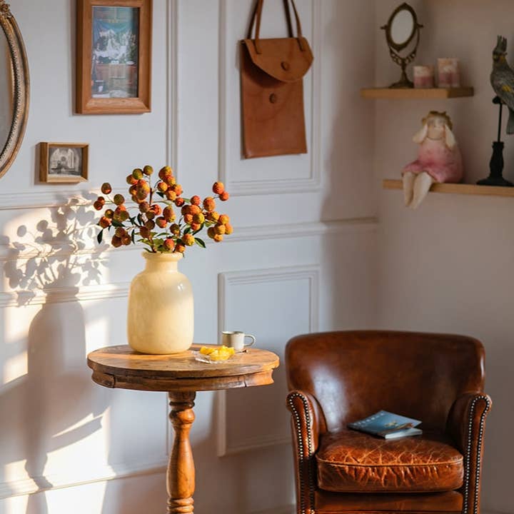 Rustic Reach - Wholesale Artificial Plant - Artificial Fruit Lychee Stem 27" Tall6