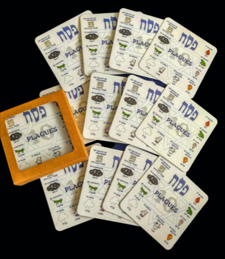 Eclectic Judaica - Wholesale Coasters - 10 Plague Passover Coasters1