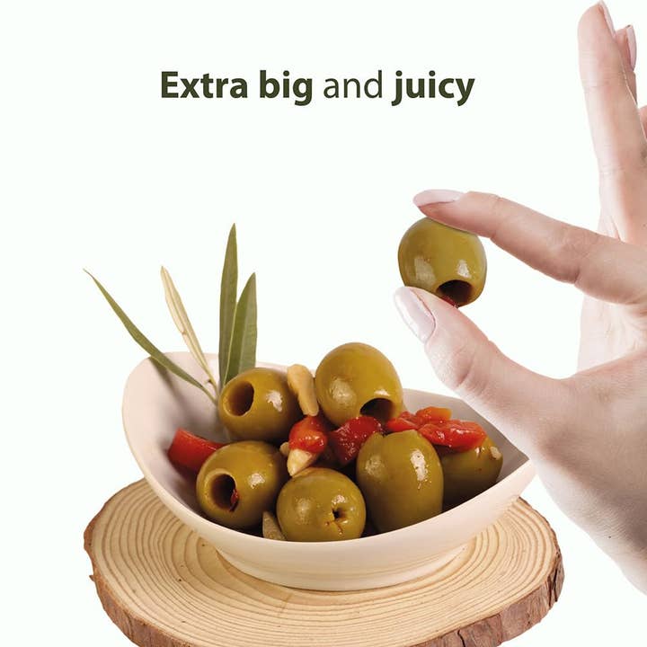 meDINEterranean - Wholesale Olives - Torremar. Spanish Smoked Gordal Queen Olives.1