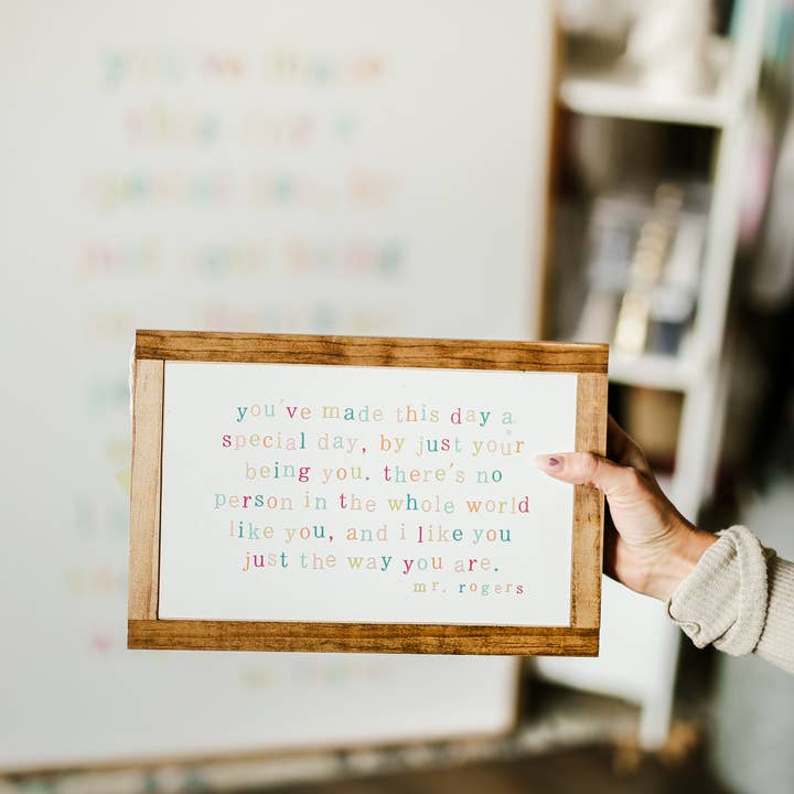 The Shed Interiors - Wholesale Sign - I Like You Just The Way You Are Wood Sign2