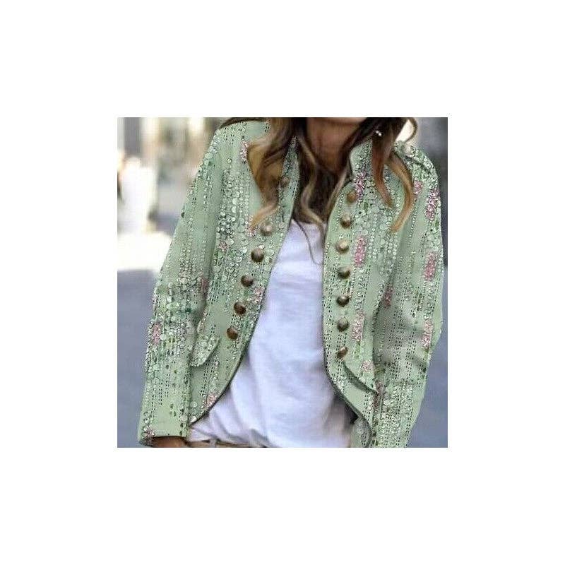 FurDecoration - Wholesale Coat - Women's - Printed Short Wool Coat1