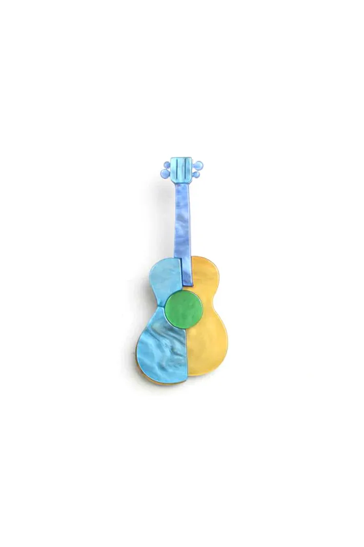 Domoflor s.l - Wholesale Brooch - 🎸 Artistic Guitar Brooch 🎶✨3