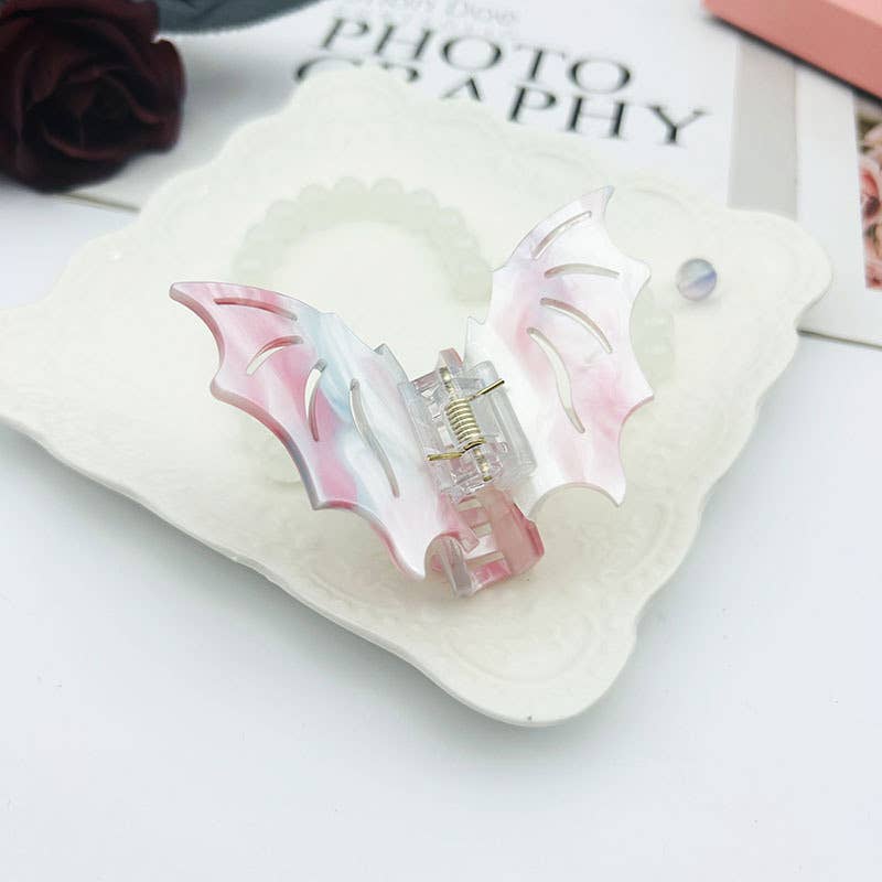 SoapElenGlen - Wholesale Hair Clip - Women's -  Colorful Bat Hair Clip, Halloween - Inspired Accessories9