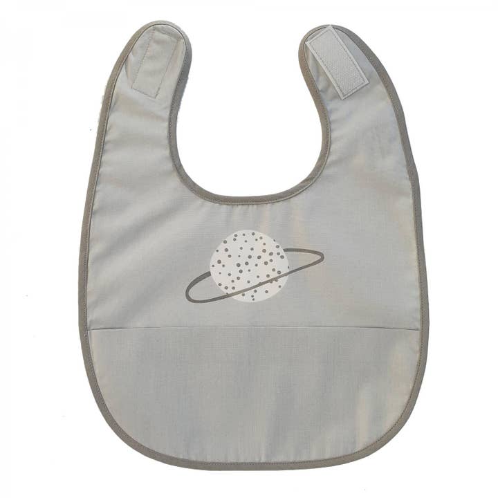 Bavaglino biologico per bambini Grey Planet per la vendita all'ingrosso da parte di Summerville organic