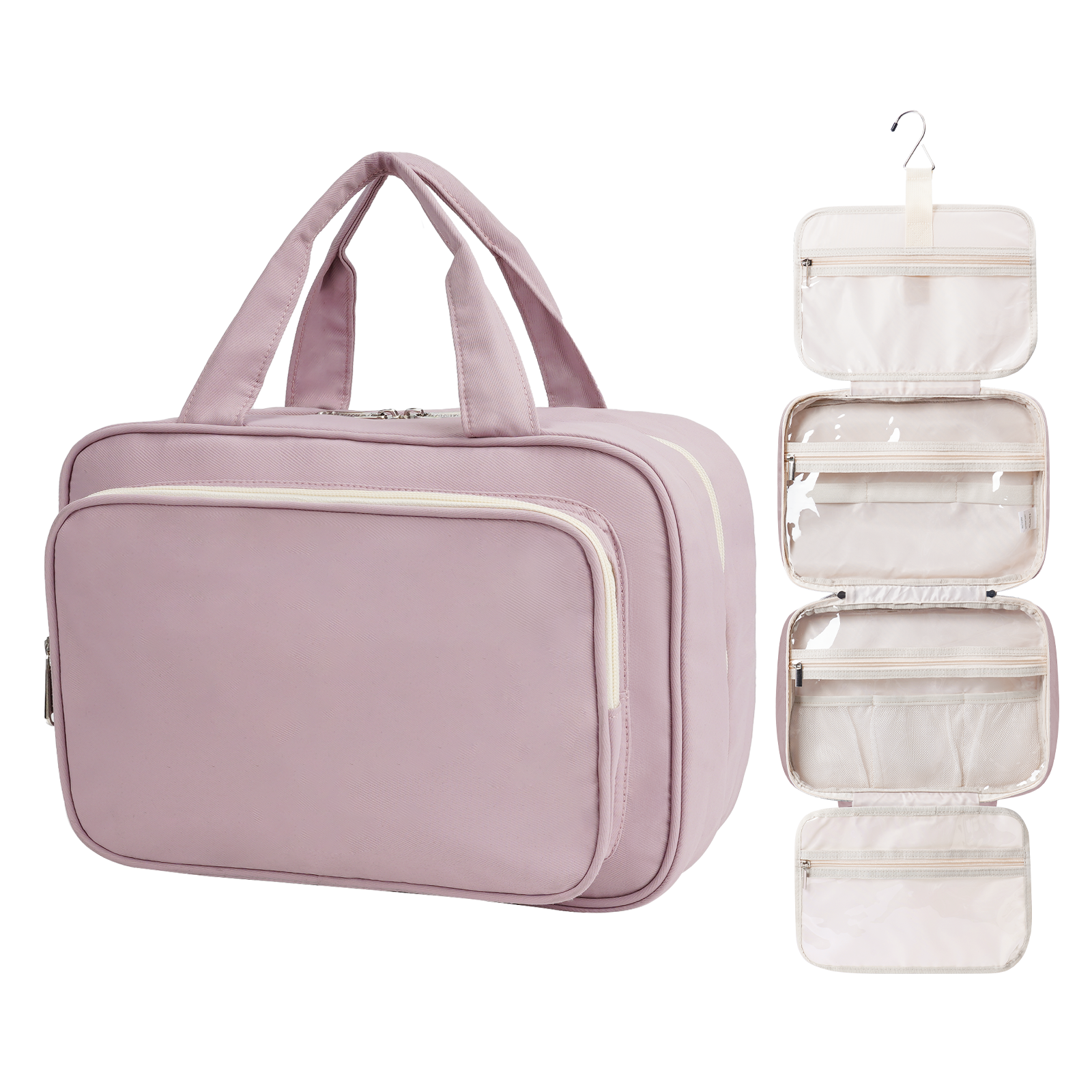 wandf - Wholesale Toiletry Bag - Women's - Large Capacity Waterproof Hanging Toiletry Bag Travel Bag47