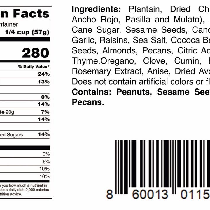 MIMOLE - Vendita all'ingrosso Salse - Mole Rojo de Oaxaca Nuovo! 8oz2