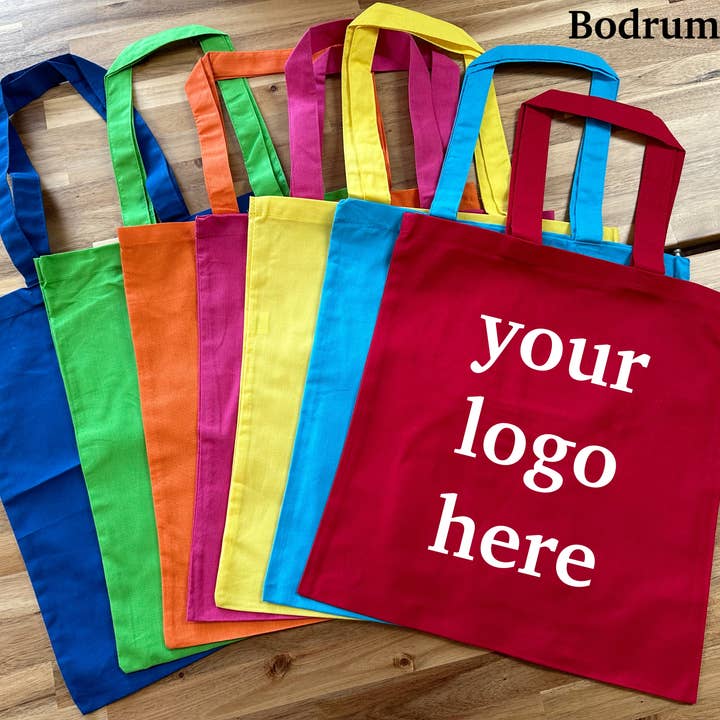 BodrumCrafts - Wholesale Tote Bag - Unisex - Custom Printed Canvas Tote Bags, Promotional Bags in Bulk