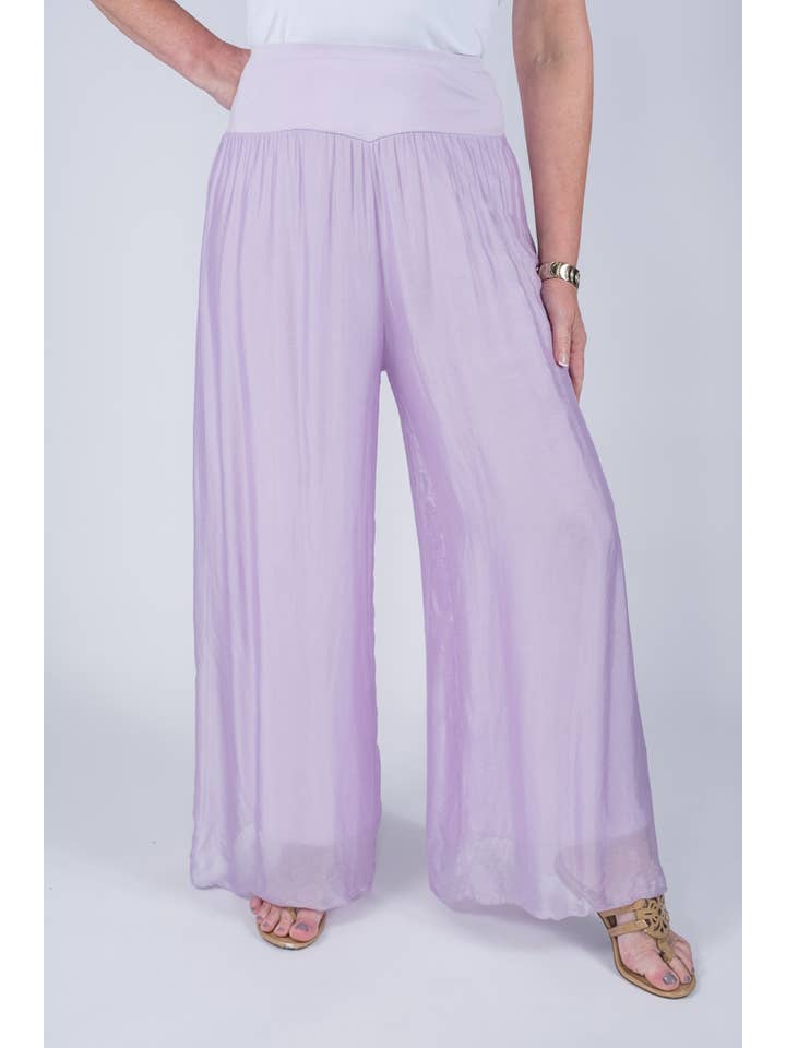 TINA Stephens Italy/Tees By Tina - Wholesale Pants - Women's - Eva Silk Side Slit Pant (PL206)21