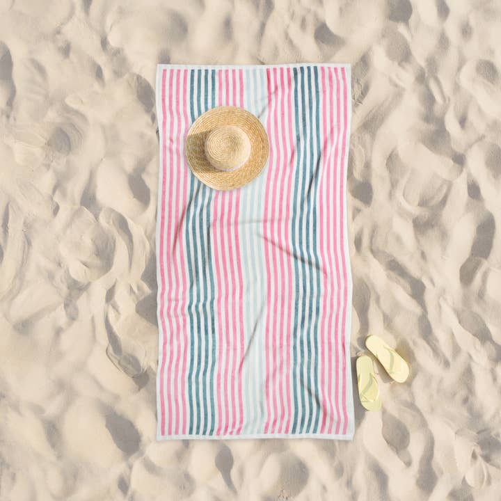 Dan River Assorted Cabana Stripe Beach Towels Assorted for wholesale on Faire
