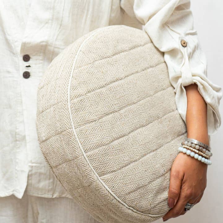 Local Women’s Handicrafts – wholesale Yoga mat – Round Yoga Cushion Cover