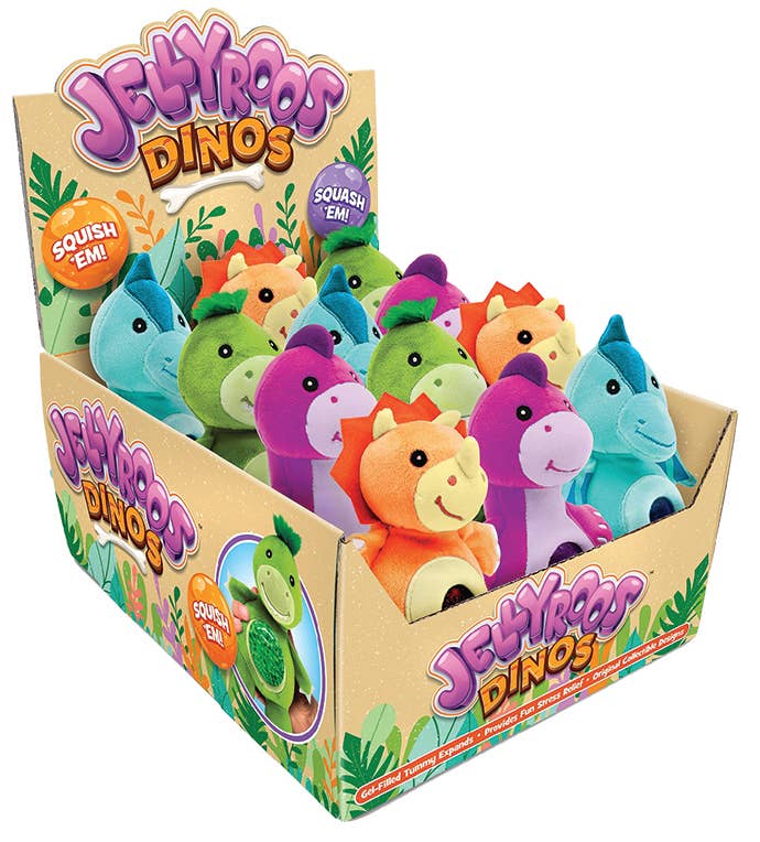 Streamline – wholesale Stuffed/plush toy – Kids & baby – Jellyroos Plush Toy - Dinosaur Series4